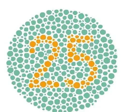 色盲测试图片中找不到数字9很抱歉的通知你你跟车子没缘分