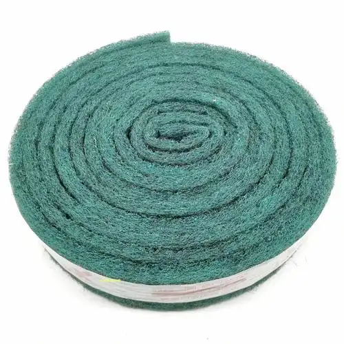 拉丝丝布大卷绿色工业百洁纤维3m不锈钢表面百洁布