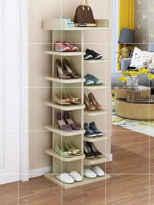 鞋架家用室内好看三角形墙角多层转角宿舍个人鞋架