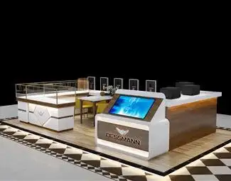 现代商场展示台3d模型下载