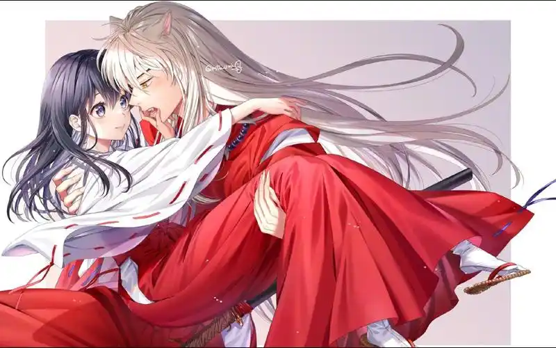 【画师推荐】犬夜叉x戈薇 温馨甜蜜的小情侣|插画师twi:mtb_umk