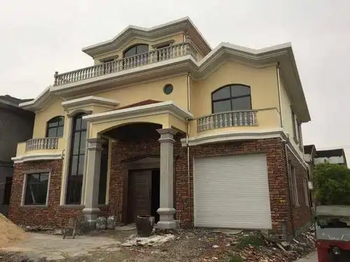 盖房子外墙不要贴瓷砖了,用这种材料更省钱上档次,不得不夸聪明