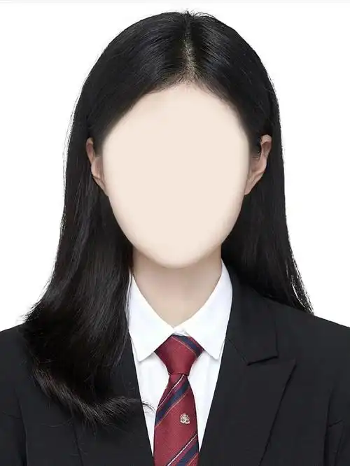 证件照p图模板素材 -韩式证件照