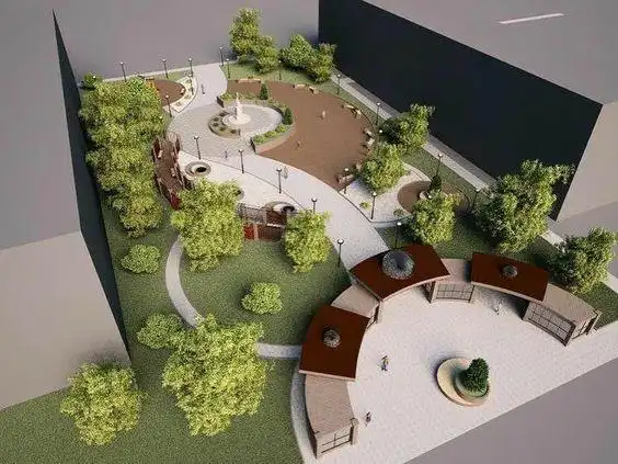 城市口袋小型公园案例