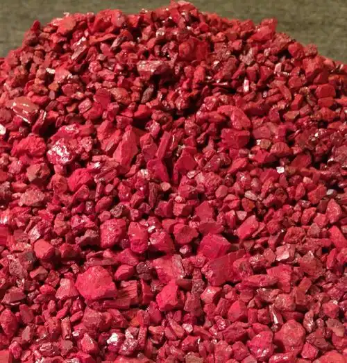 (人类最早的颜料旬阳朱砂之功能), 旬阳朱砂颜色红艳,沉稳厚重;早在新