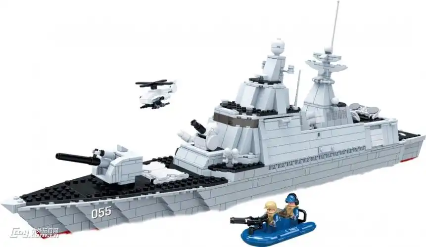 古迪积木:工程直变5合1&055型导弹驱逐舰【2020玩具发布汇】