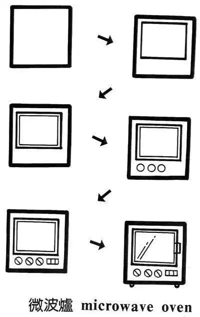 100幅创意正方形简笔画大全给孩子全新的图形认知概念