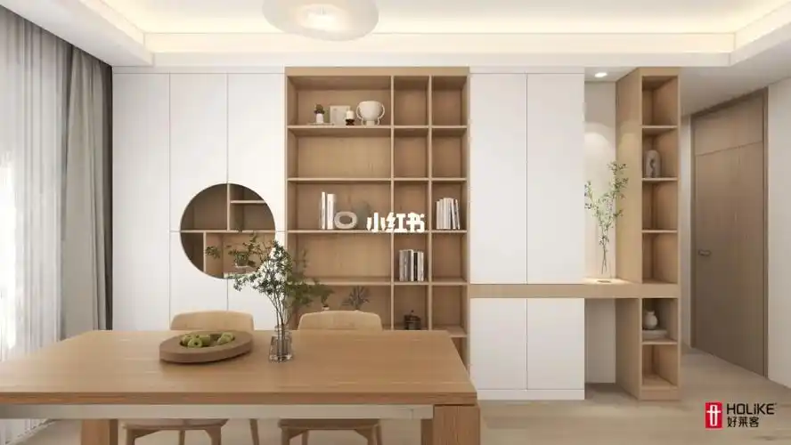 好莱客客厅书柜展示柜