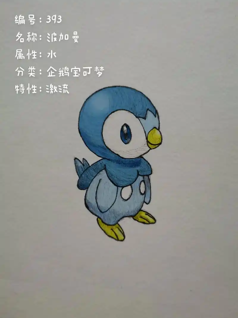 一起学画宝可梦～波加曼.自尊心很强,讨厌从人那里接受食物.长 - 抖音