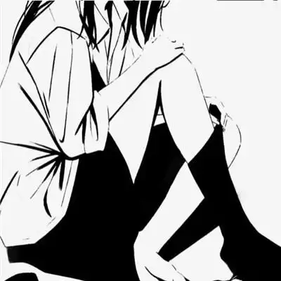 ins黑白动漫女头 超火的日系ins风漫画头像黑白女生高清好看图片_女生