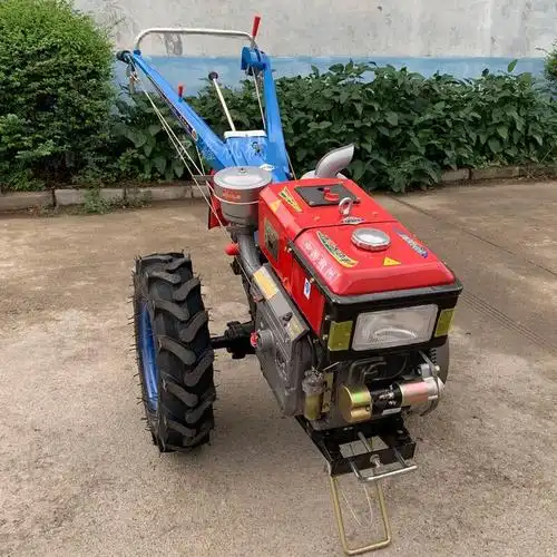 多功能小型手扶拖拉机 硬土质开沟机图片 手扶专用葡萄埋藤机