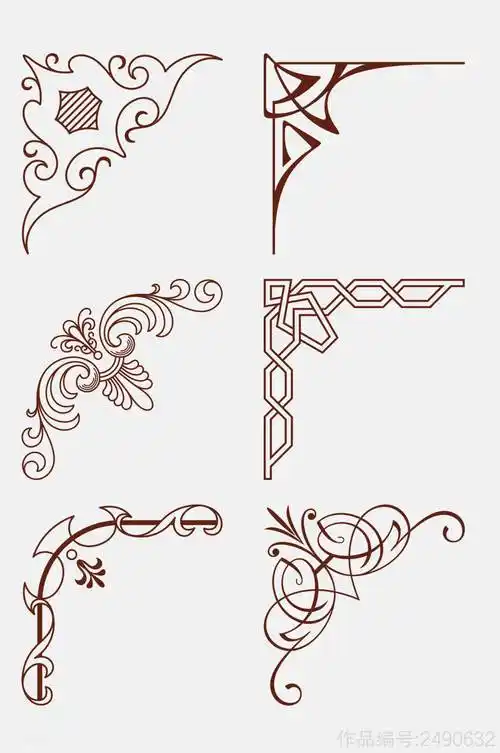 精美欧式复古边框免抠素材