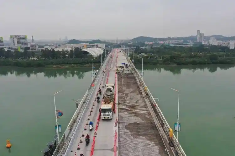 潮连大桥提前恢复通车!这座连心桥,安心桥,平安桥,更坚实美丽!
