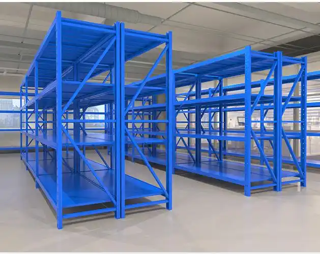 良达中型仓储货架层载300kg快递驿站货架加厚物流仓库货架