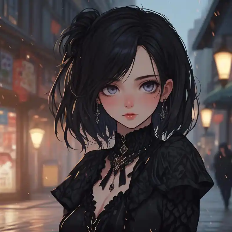 霸气哥特风女生头像99超a99