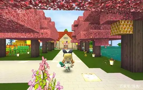 迷你世界生存比赛联机看我制作的建筑和美景!每一处都很用心!