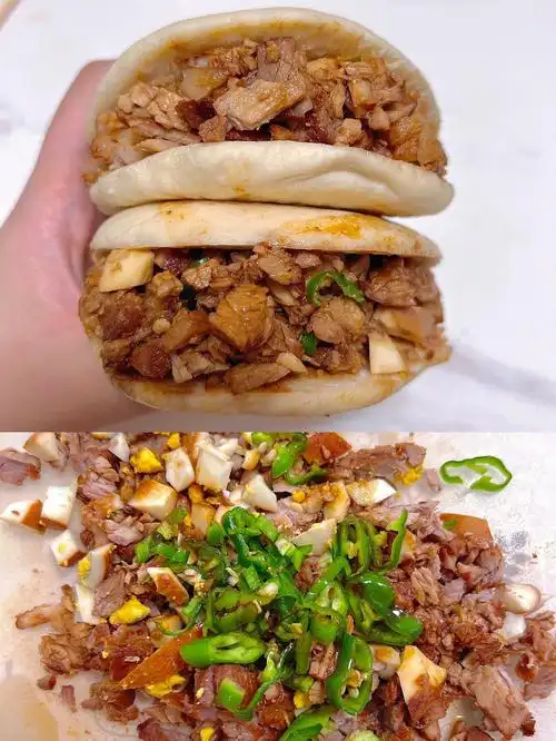 白吉馍肉夹馍家庭做法拿捏了,好吃到想去摆摊儿!