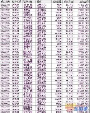 炒股养家交割单分析