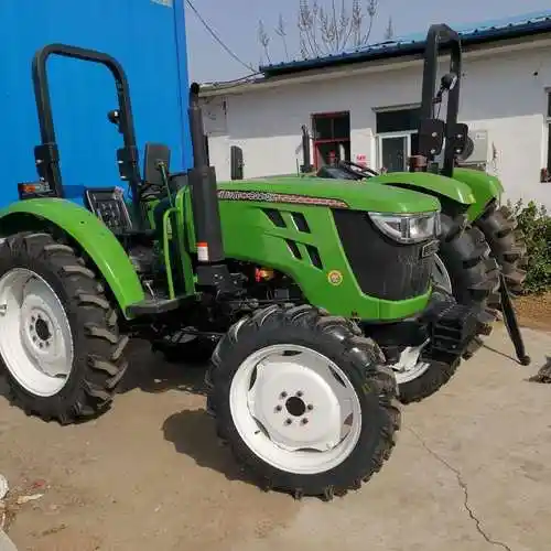 水稻田农用70马力耕田机中型轮式水旱两用果园旋耕犁地机