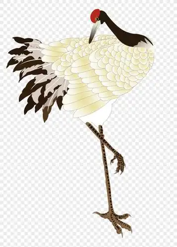 丹顶鹤元素素材png格式_设计素材免费下载_vrf高清图片400336963_摄