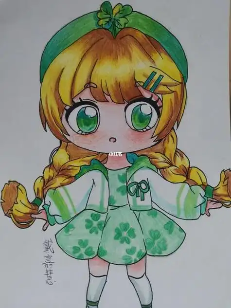 彩铅画动漫人物 彩铅画动漫人物教程