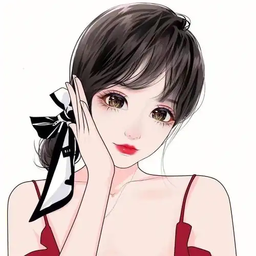 手绘头像卡通动漫风手机壁纸女生头像