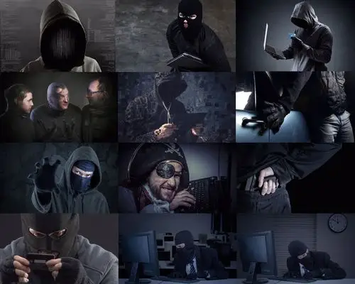 黑客危险人物摄影高清图片