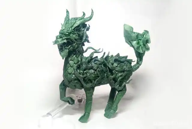 千机神君折纸展示:麒麟