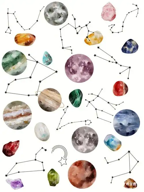 电子手帐素材161星球陨落