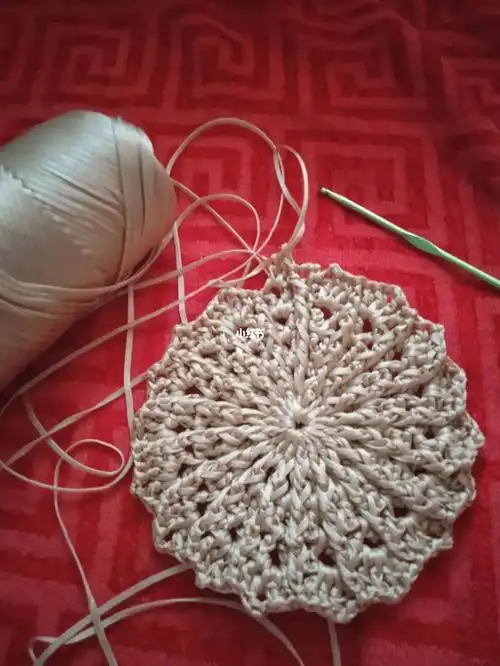 茜璐毛线编织有这么好的老师教不跟上对不住老师,走起水草花夏凉帽