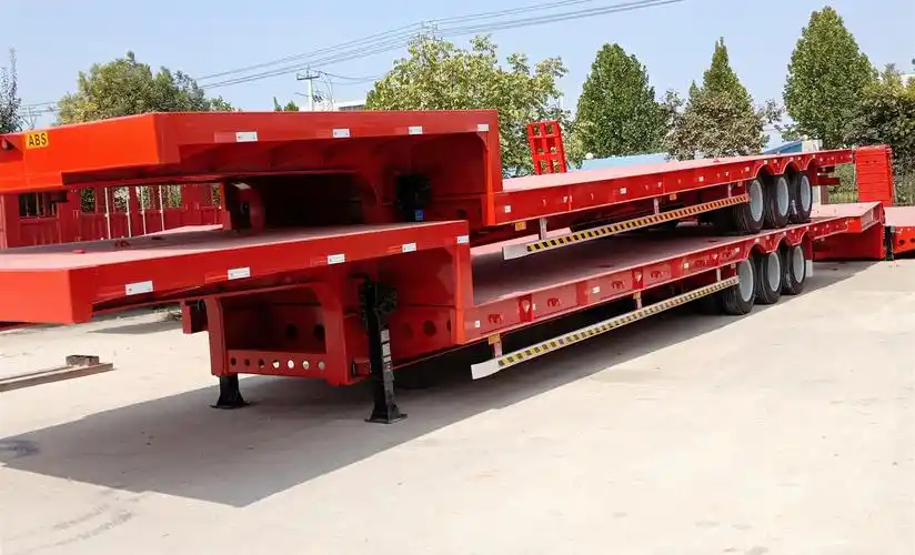 厂家直销 轻型低平板半挂车 出厂价格