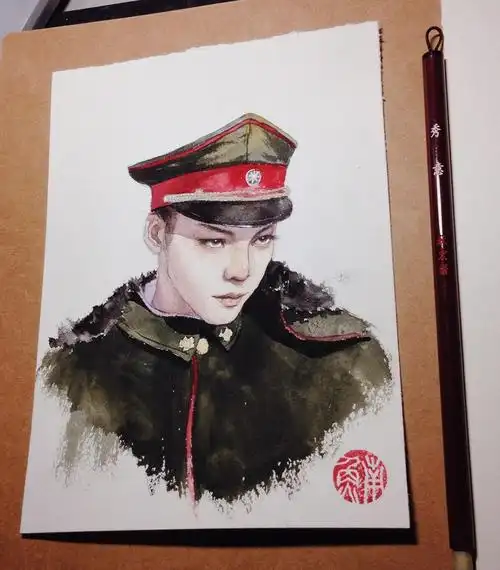 大学生手绘"老九门" 网友:表情太传神