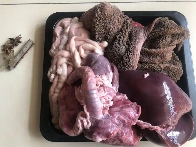 新鲜杂碎全套生羊14斤山羊内脏羊肝肚子羊心其它