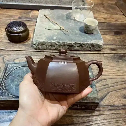 『六方井栏』极品料 【紫泥/300ml/9孔/刘素素