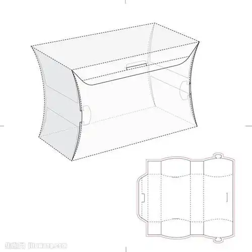异形盒子展开图矢量素材下载(图片id:624570)_-包装设计-矢量素材_ 集
