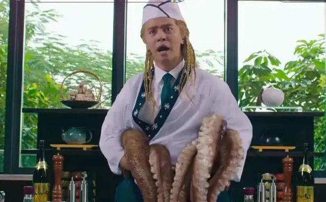 美人鱼八哥烤铁板烧时谁注意他的表情了网友建议反复观看