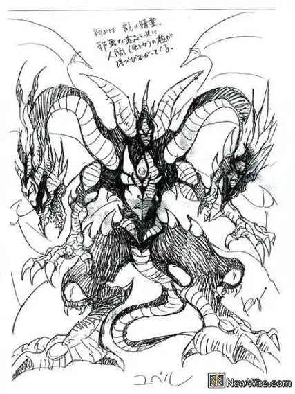 六大魔王兽简笔画