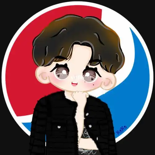 手绘百事可乐代言人蔡徐坤