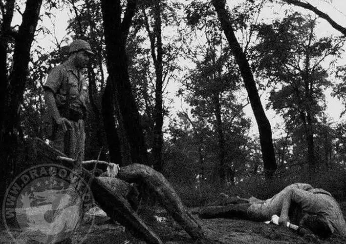 战败日本军官剖腹自杀全过程