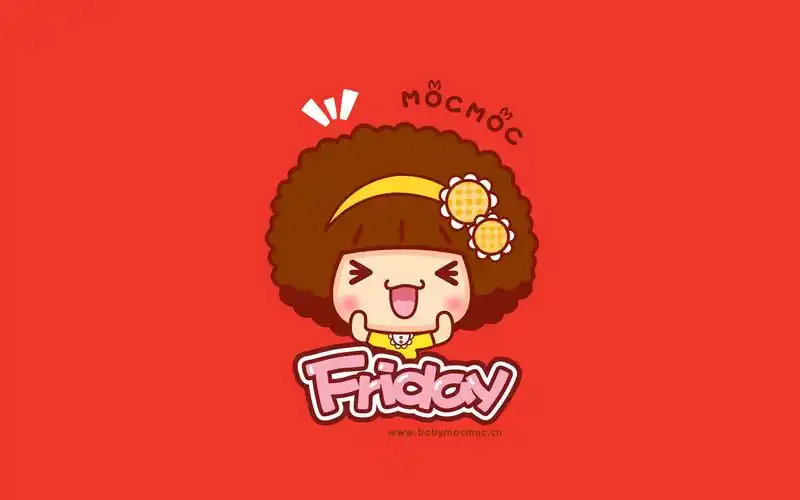 可爱少女系韩国娃娃摩丝摩丝星期心情桌面壁纸-卡通动漫-壁纸下载-美