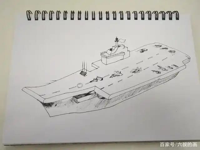 055万吨级驱逐舰简笔画●055型导弹驱逐舰简笔画●055型驱逐舰的简