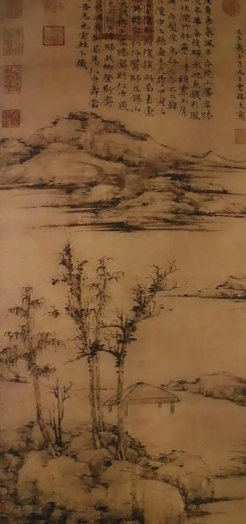 在倪瓒的山水画面前,谁还有资格说寂寞?