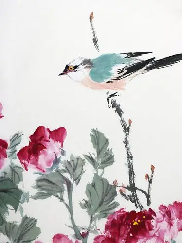 传统水墨单幅作品】订制秒杀/中国美术家协会会员 陈薪名 国画花鸟