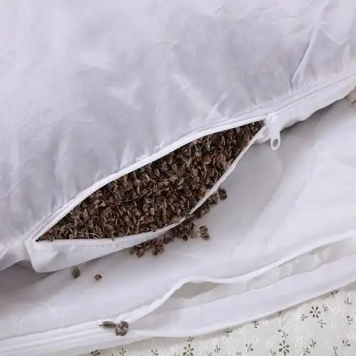 荞麦枕头 ***苦荞麦壳枕芯 全棉护颈椎保健枕 三件套枕芯.