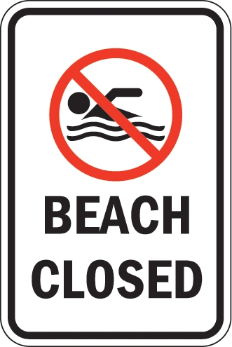 禁止使用冲浪板和其他非机动船只.