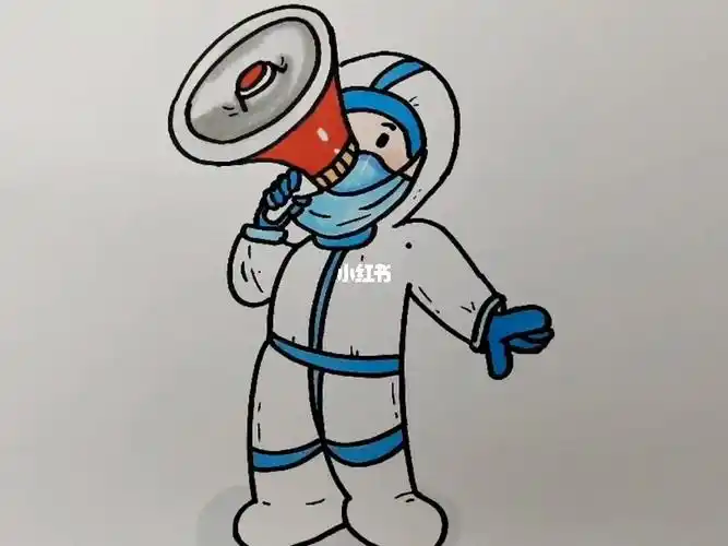 最美大白简笔画