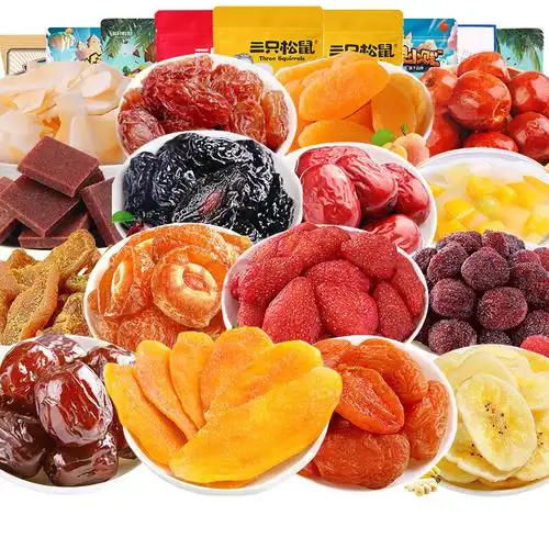 三只松鼠水果干零食芒果干果果脯蜜饯类混合装自选散装 9款果干 松鼠9