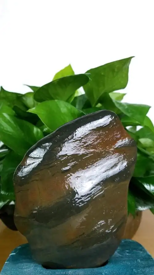 好运来奇石  乌金观赏石 【产地】江西鹰潭--信江原产地--纯天然原石