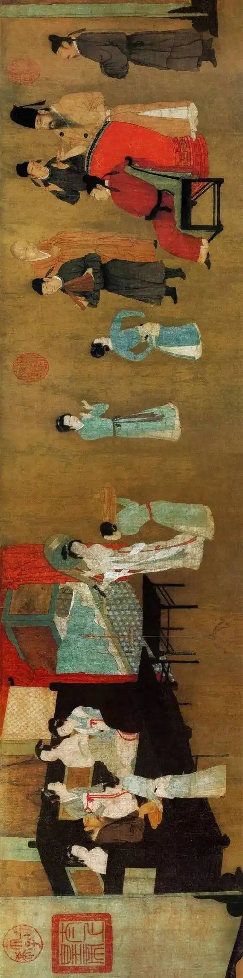 「中国十大名画」当中,这幅《韩熙载夜宴图》为何深受周总理重视?_手