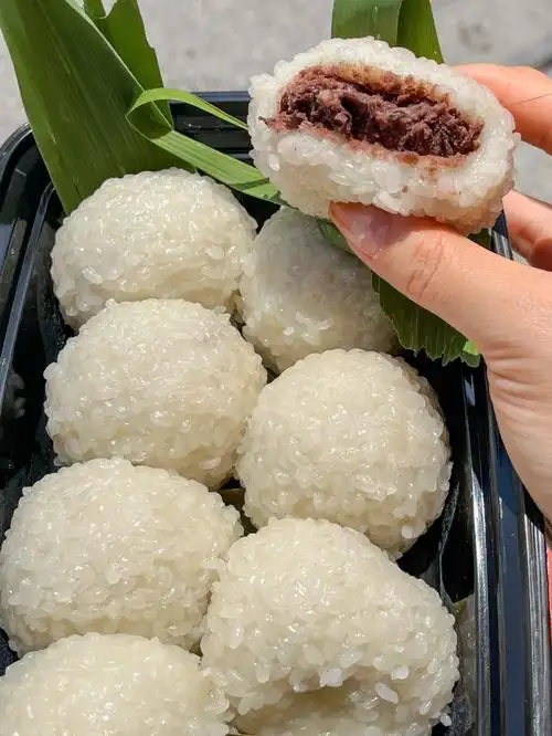 秋天的南京从糯叽叽红豆糯米黏团开始